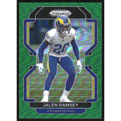 2021 Panini Prizm Prizms Green #71 Jalen Ramsey
