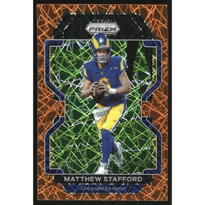 2021 Panini Prizm Prizms Lazer #67 Matthew Stafford