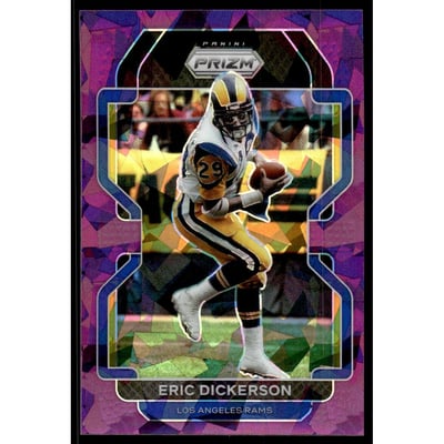 2021 Panini Prizm Prizms Purple Ice #72 Eric Dickerson