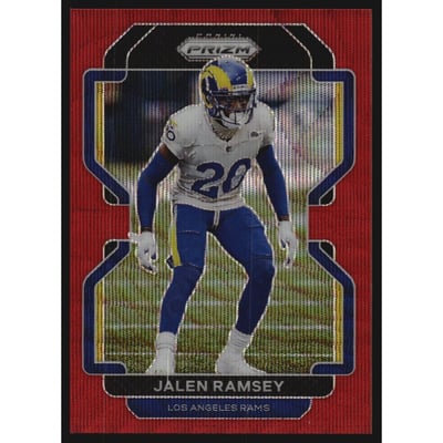 2021 Panini Prizm Prizms Red Wave #71 Jalen Ramsey