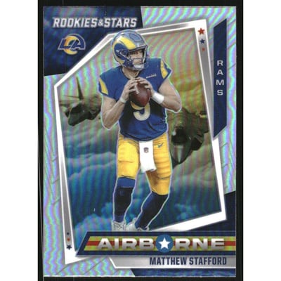 2021 Rookies and Stars Airborne Silver #11 Matthew Stafford