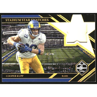 2022 Limited Stadium Star Swatches Gold Spotlight #10 Cooper Kupp