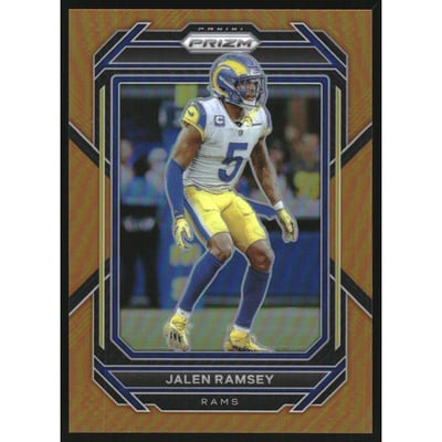 2022 Panini Prizm Prizms Orange #165 Jalen Ramsey