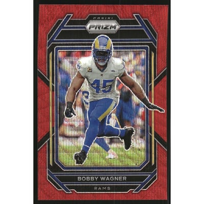 2022 Panini Prizm Prizms Red Wave #166 Bobby Wagner