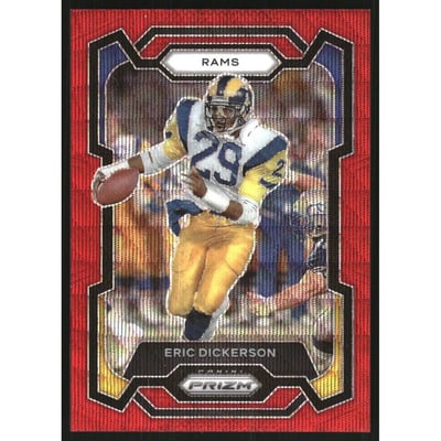 2023 Panini Prizm Prizms Red Wave #168 Eric Dickerson