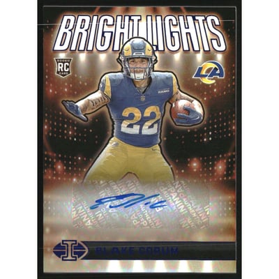 2024 Panini Illusions Bright Lights Signatures Blue #11 Blake Corum