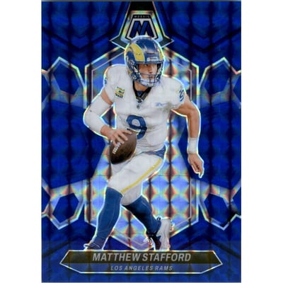 2024 Panini Mosaic Mosaic Blue #127 Matthew Stafford