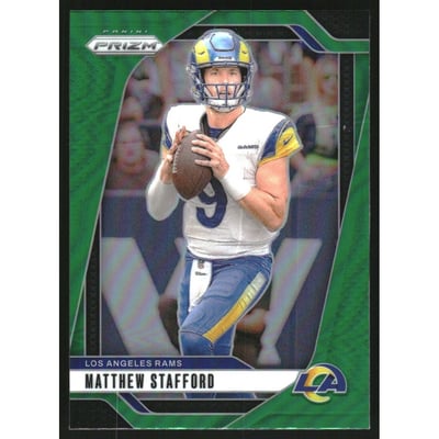 2024 Panini Prizm Prizms Green #166 Matthew Stafford