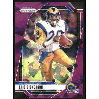 2024 Panini Prizm Prizms Purple Ice #173 Eric Dickerson
