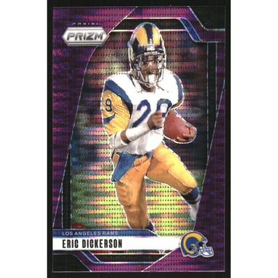 2024 Panini Prizm Prizms Purple Pulsar #173 Eric Dickerson
