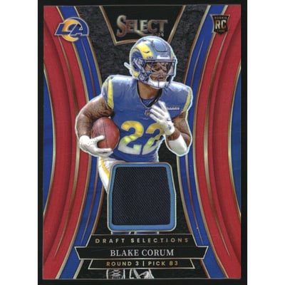 2024 Select Draft Selections Memorabilia Prizm Red #20 Blake Corum
