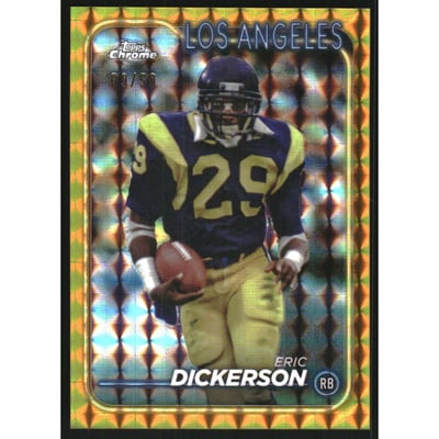 2024 Topps Chrome Gold Geometric Refractors #104 Eric Dickerson