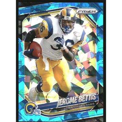 2025 Panini Prizm Prizms Blue Ice #235 Jerome Bettis
