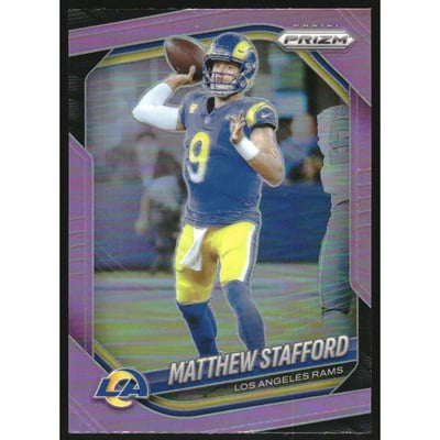 2025 Panini Prizm Prizms Pink #21 Matthew Stafford