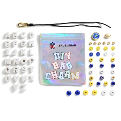 Los Angeles Rams BaubleBar Mini Custom Bag Charm Bead Kit