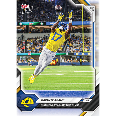 Davante Adams - 2026-27 NFL Topps NOW® - Card 28