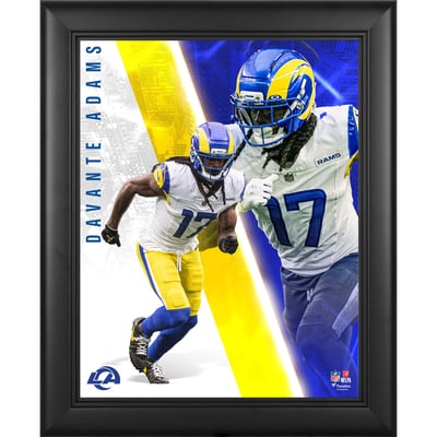Davante Adams Los Angeles Rams Fanatics Authentic Framed 13" x 16" Radiance Collage