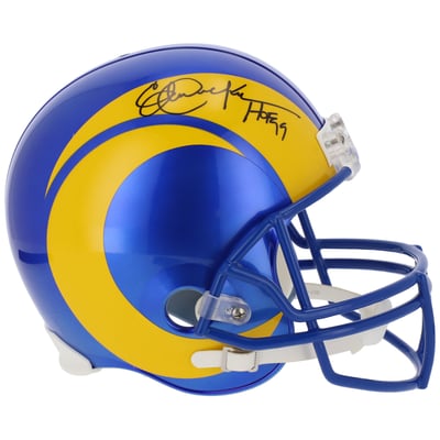 Eric Dickerson Los Angeles Rams Fanatics Authentic Autographed Riddell 2020 - Present Replica Helmet with "HOF 99" Inscription