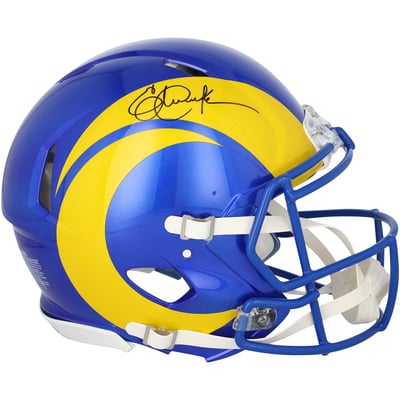 Eric Dickerson Los Angeles Rams Autographed Fanatics Authentic Riddell Speed Authentic Helmet 