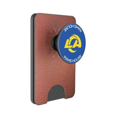 Los Angeles Rams Keyscaper Football PopSockets Magnetic Wallet