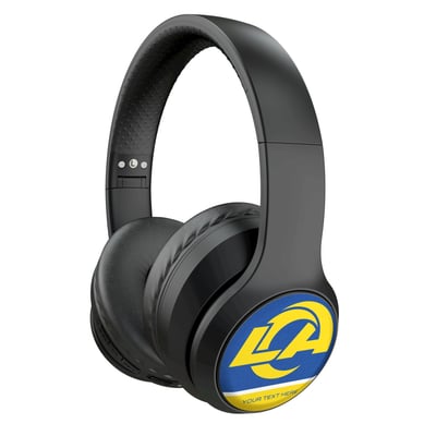 Los Angeles Rams Keyscaper Personalized Endzone Solid Wireless Bluetooth Headphones With Case
