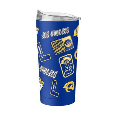  Los Angeles Rams Logo Brands 20oz. Dreamweave Powder Coat Tumbler