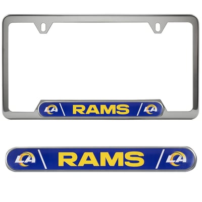  Los Angeles Rams Logo Brands Embossed License Plate Frame