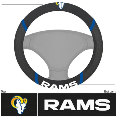 Los Angeles Rams Logo Brands Steering Wheel Cover