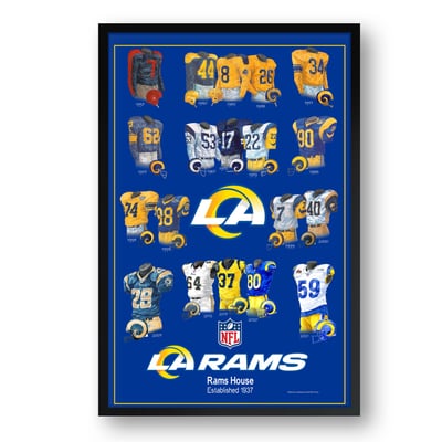 WinCraft Bandiera Los Angeles Rams - Doppia Faccia 71x102 Cm - Foto 5