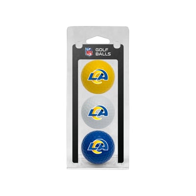 Los Angeles Rams 3-Pack Multi-Colored Team Golf Ball Set