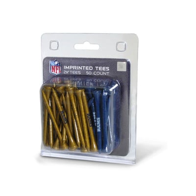 Los Angeles Rams 50-Pack Golf Tee Set