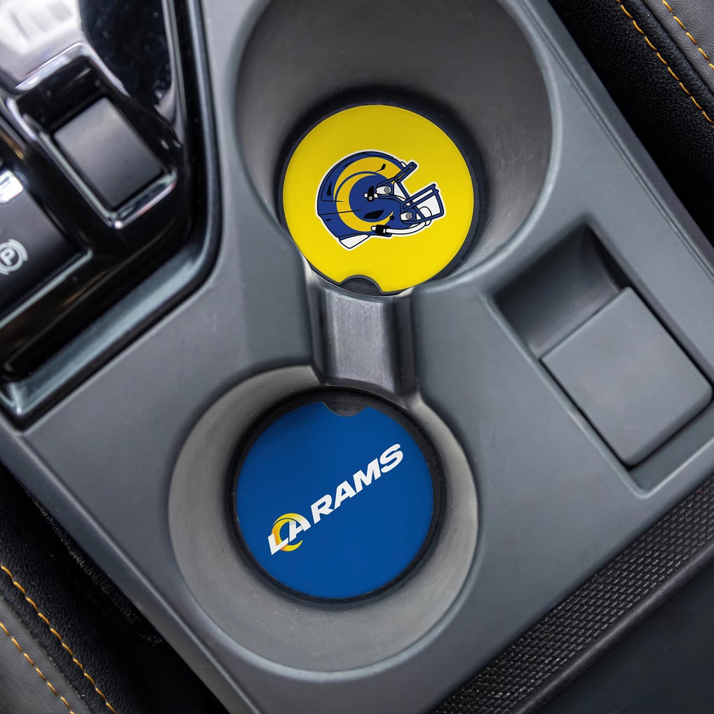 Los Angeles Rams Ceramic Car Coaster Four-Piece Set