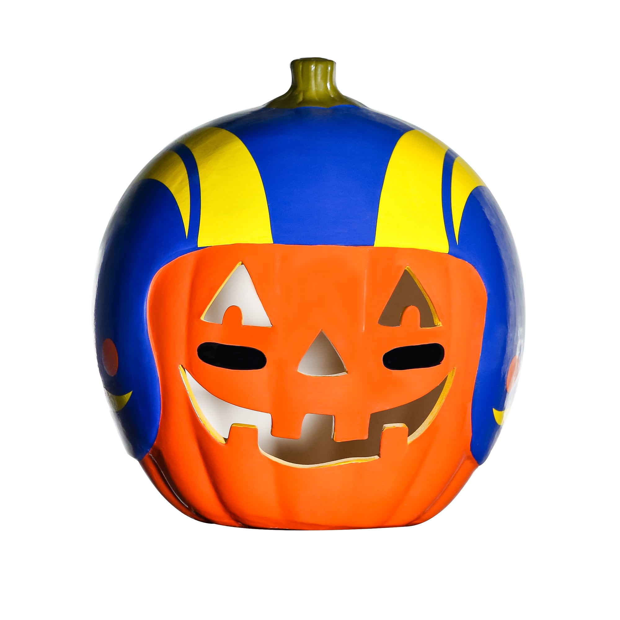 Los Angeles Rams Ceramic Pumpkin Helmet
