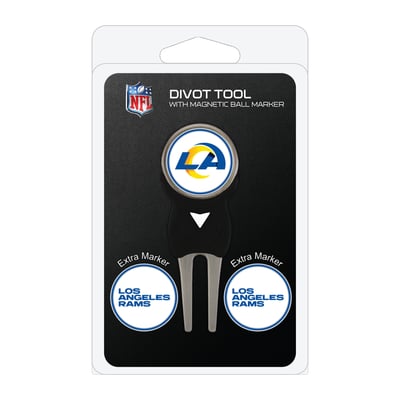 Los Angeles Rams Golf Divot Tool Pack with 3 Magnetic Markers