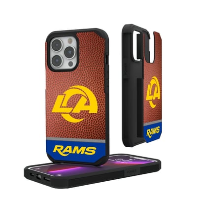 Los Angeles Rams iPhone Rugged Wordmark Design Case