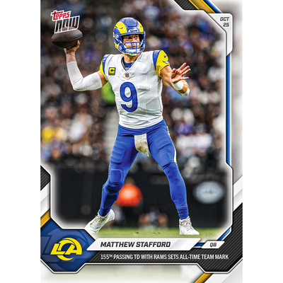 Matthew Stafford - 2026-27 NFL Topps NOW® - Card 85