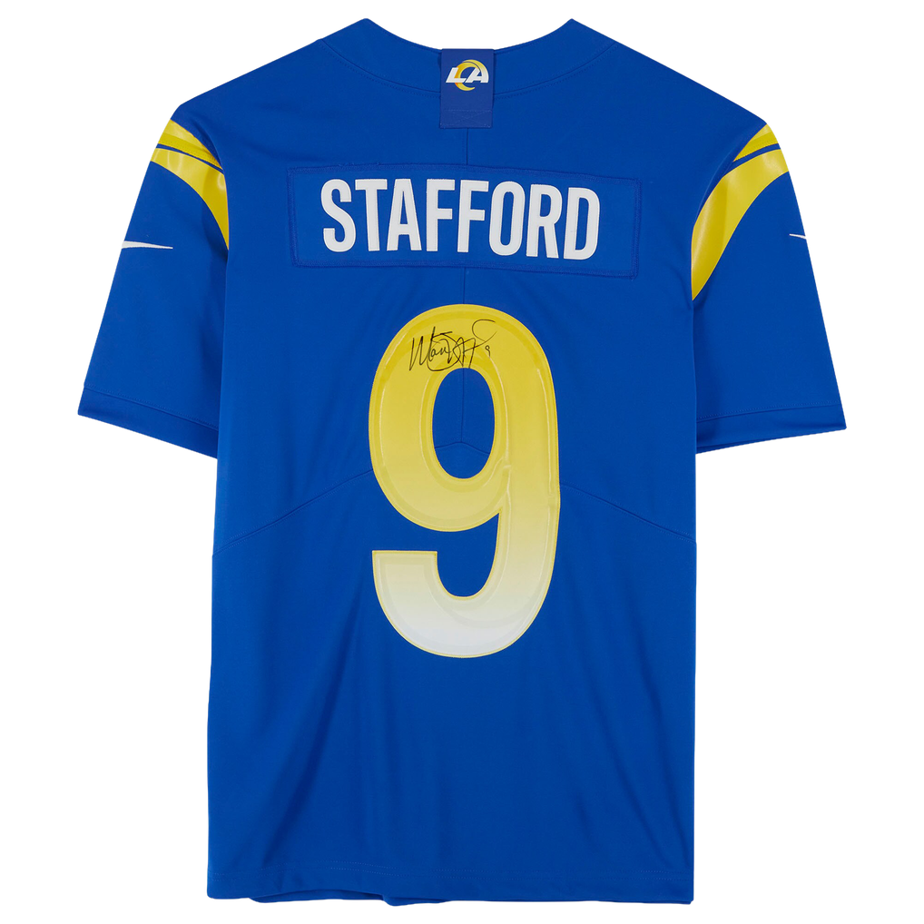 Matthew Stafford Royal Los Angeles Rams Autographed Nike Limited 