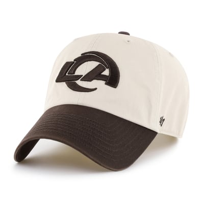 Los Angeles Rams '47 Clean Up Adjustable Hat - Natural/Brown