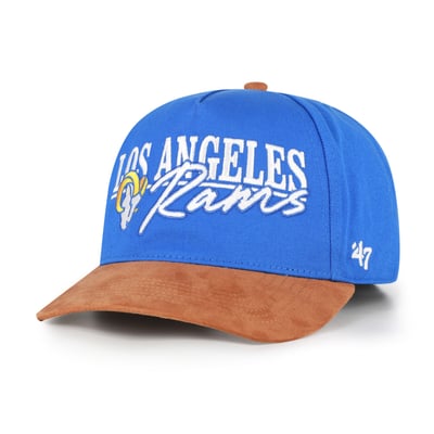 Los Angeles Rams '47 Scribe Line Hitch Adjustable Hat - Royal/Brown