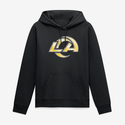 Los Angeles Rams Big & Tall Forged Mascot Hoodie - Black