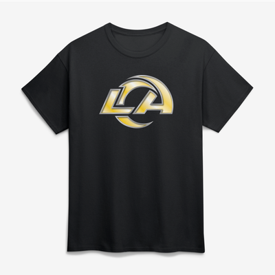 Los Angeles Rams Big & Tall Forged Mascot T-Shirt - Black