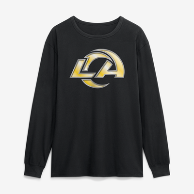 Los Angeles Rams  Forged Mascot Long Sleeve T-Shirt - Black