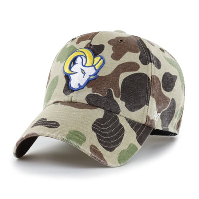 Los Angeles Rams Carhartt x '47 Clean Up Adjustable Hat - Duck Camo