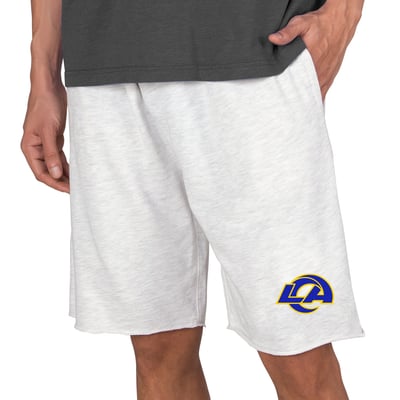 Los Angeles Rams Concepts Sport Mainstream Terry Shorts - Oatmeal