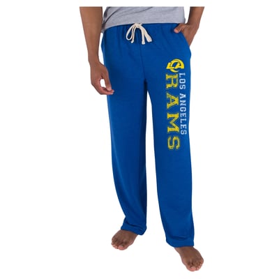  Los Angeles Rams Concepts Sport Mainstream French Terry Tri-Blend Sweatpants - Royal