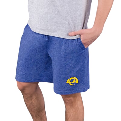  Los Angeles Rams Concepts Sport Quest Knit Jam Shorts - Royal