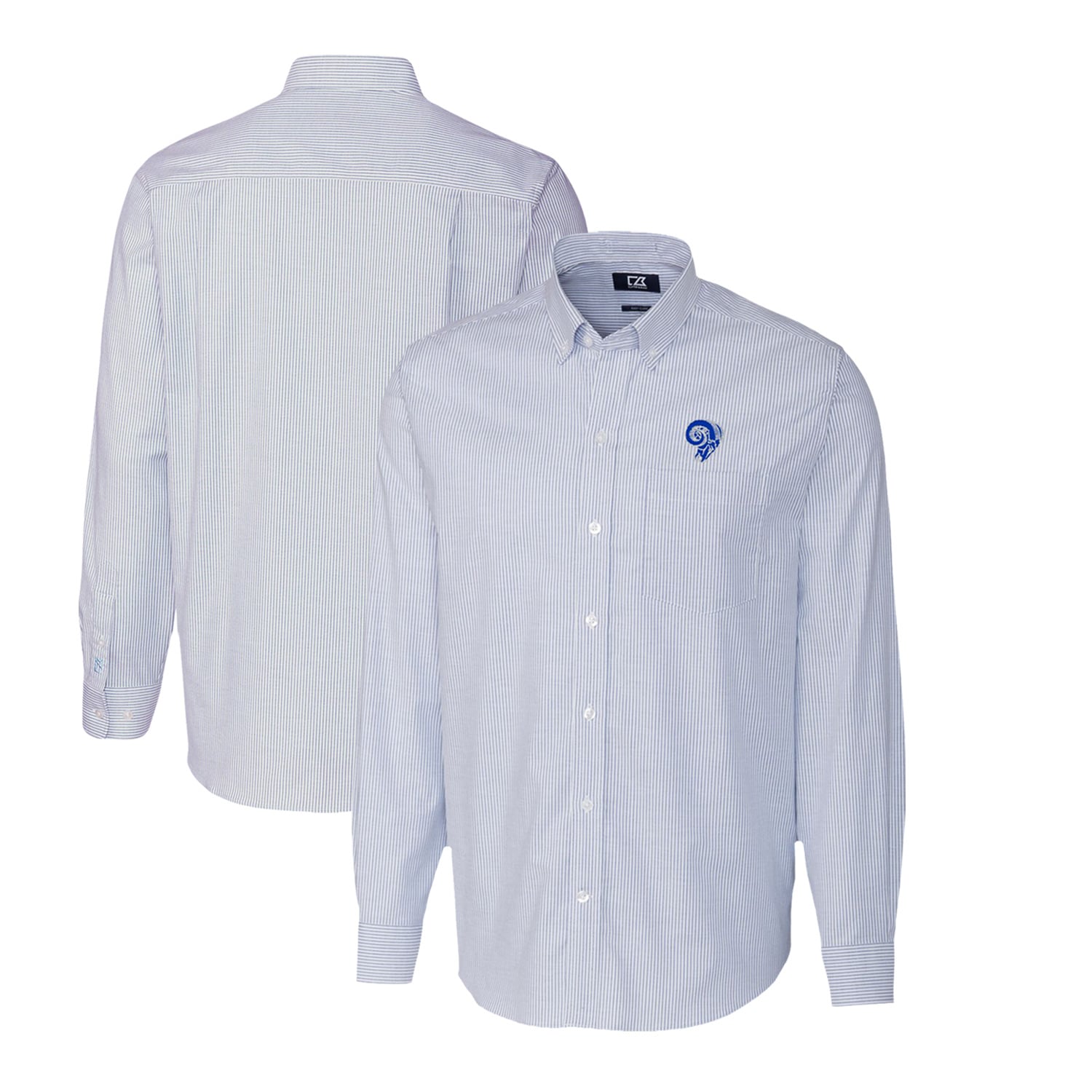 Men's Cutter & Buck Powder Blue Los Angeles Rams Throwback Logo