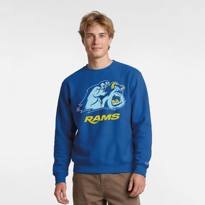 Los Angeles Rams Disney x Champion Sulley Powerblend Sweatshirt - Royal