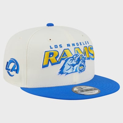 Los Angeles Rams Disney x New Era Sulley 9FIFTY Snapback Hat - Cream/Royal