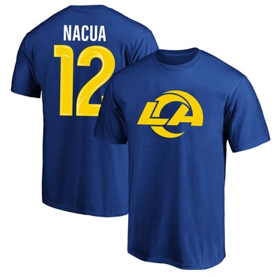 Puka Nacua Los Angeles Rams Fanatics Big & Tall Name & Number T-Shirt - Royal